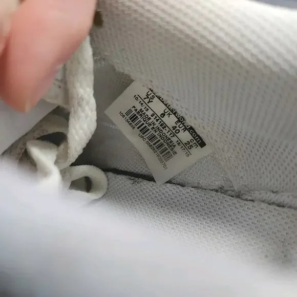 Youth Nike Air Force 1 Low Triple White Sz 7 Kids 011839 Casual Leather Sneakers - Picture 7 of 8